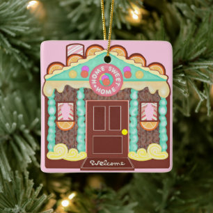 Ornement En Céramique Home Sweet Home Ornament de Noël