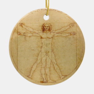 Ornement En Céramique Homme de Vitruvian par Leonardo da Vinci