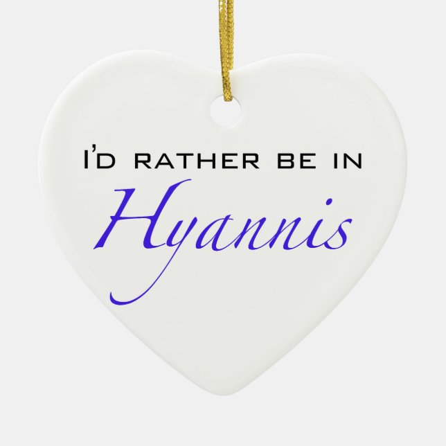 Ornement En Céramique Hyannis mA - Manuscrit (Devant)