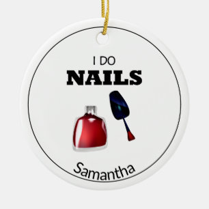 Ornement En Céramique I Do Nails (Technicien Nail)