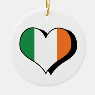 Ornement En Céramique I Love Ireland Ornament