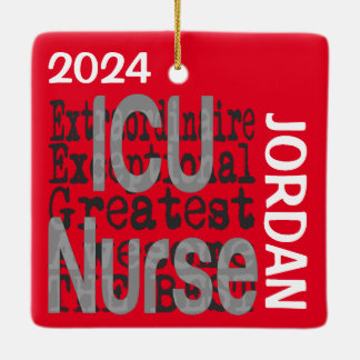 Ornement En Céramique ICU Nurse Extraordinaire PERSONNALISÉ