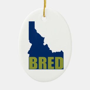 Ornement En Céramique Idaho Bred