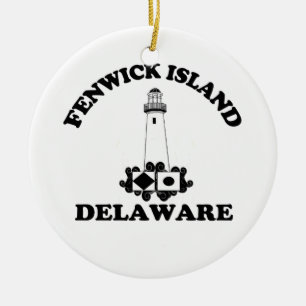 Ornement En Céramique Île de Fenwick