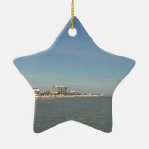 Ornement En Céramique Île de Galveston, le Texas