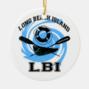 Ornement En Céramique Île de Long Beach