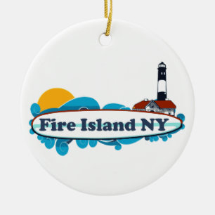 Ornement En Céramique Île du feu