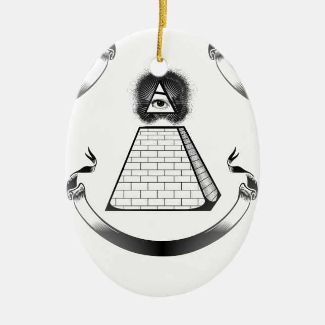 Ornement En Céramique illuminati (Devant)