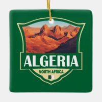 Illustration Algérie Insigne rétro