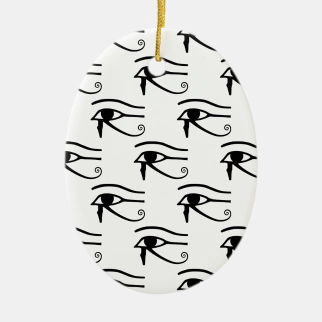Ornement En Céramique Ils Oeil De Horus Motif (Devant)