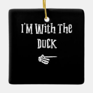 Ornement En Céramique Im Avec Canard Halloween Costume Amusant Couples M