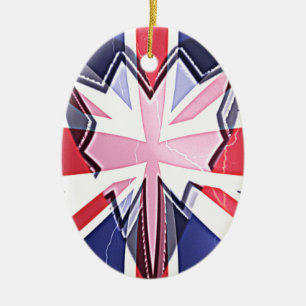 Ornement En Céramique Imprimer "I Love UK"