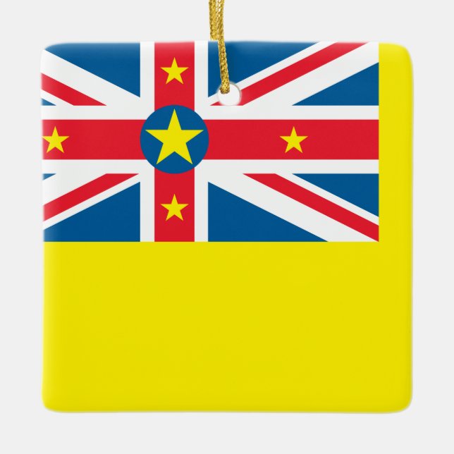 Ornement En Céramique Indicateur Niue (Devant)
