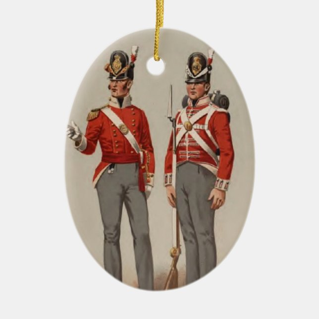 Ornement En Céramique Infanterie britannique (Devant)