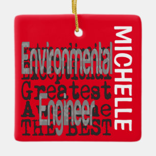 Ornement En Céramique Ingénieur de l'environnement Extraordinaire PERSON