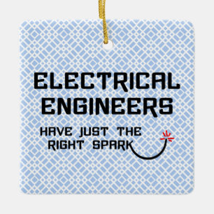 Ornement En Céramique Ingénieur électrique Spark droit