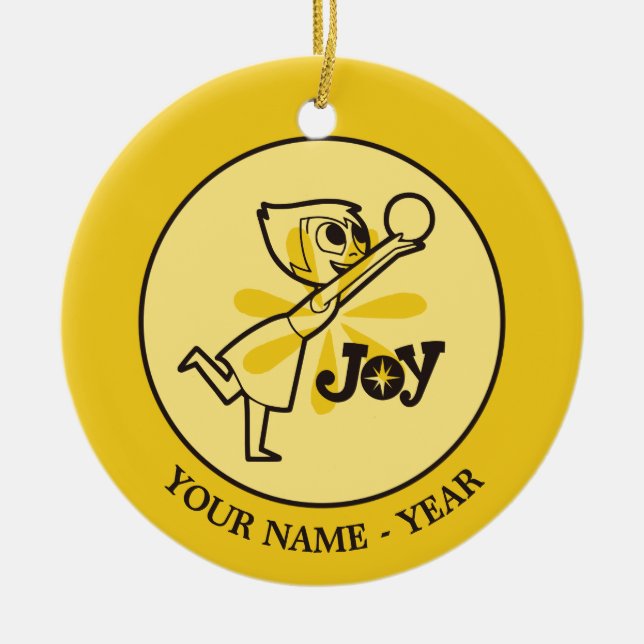 Ornement En Céramique Inside out | Joy Add Your Name (Devant)