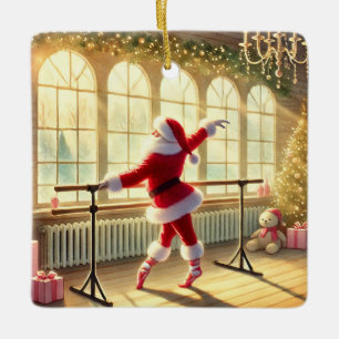 Ornement En Céramique Instructeur de Barre préférée Père Noël personnali