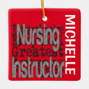 Ornement En Céramique Instructeur en soins infirmiers Extraordinaire PER