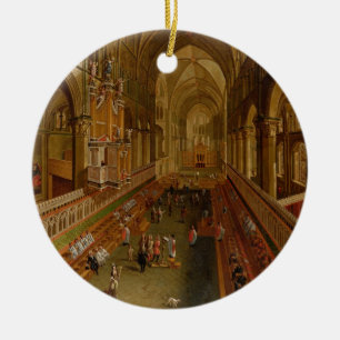 Ornement En Céramique Intérieur de la cathédrale de Cantorbéry,