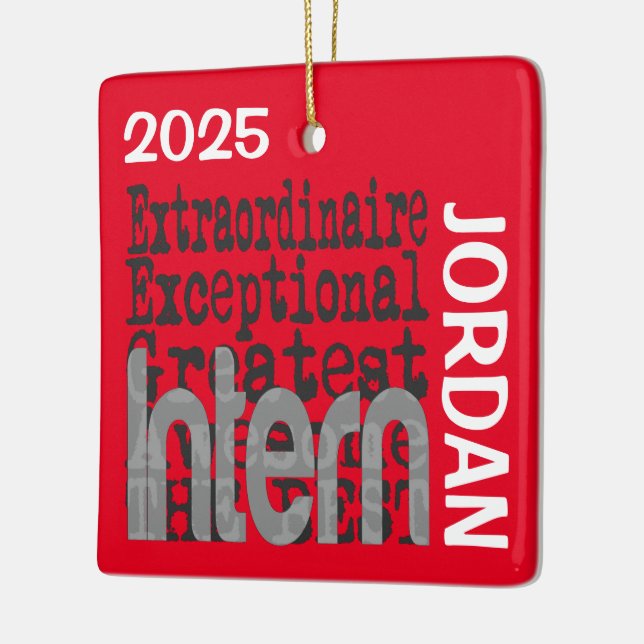 Ornement En Céramique Intern Extraordinaire CUSTOM (Gauche)