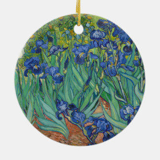 Ornement En Céramique Irises par Vincent Van Gogh 1889