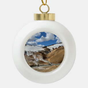 ornement en céramique islandaise