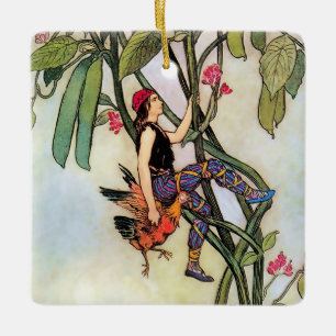 Ornement En Céramique "Jack and the Beanstalk" par Warwick Goble