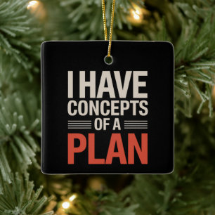 Ornement En Céramique J'ai un concept de plan