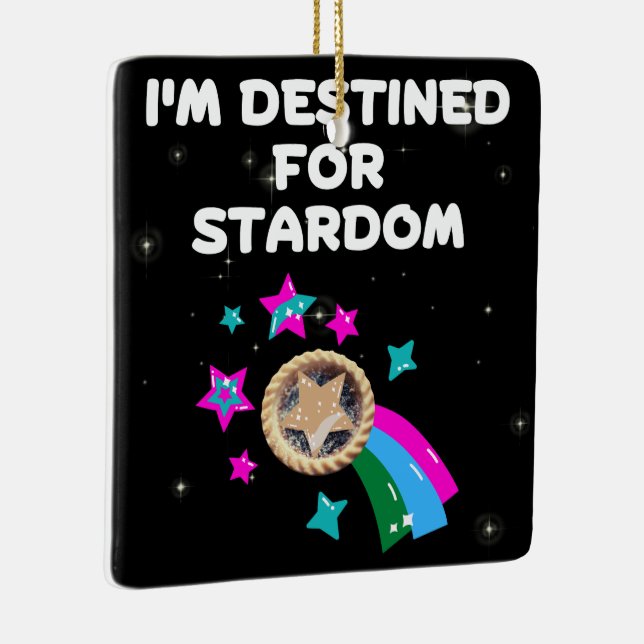 Ornement En Céramique Je suis destiné à Stardom (Droite)