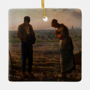 Ornement En Céramique Jean-François Millet - L'Angelus