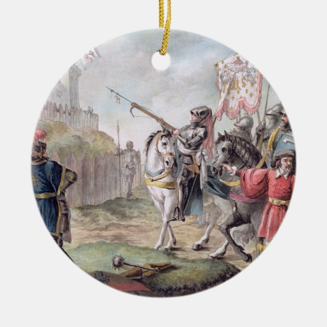 Ornement En Céramique Jeanne d'Arc (1412-31) commande l'anglais pour (Devant)