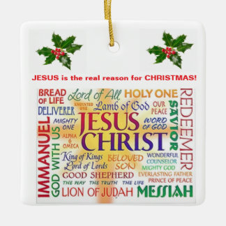 Ornement En Céramique JÉSUS est la véritable raison de NOËL !