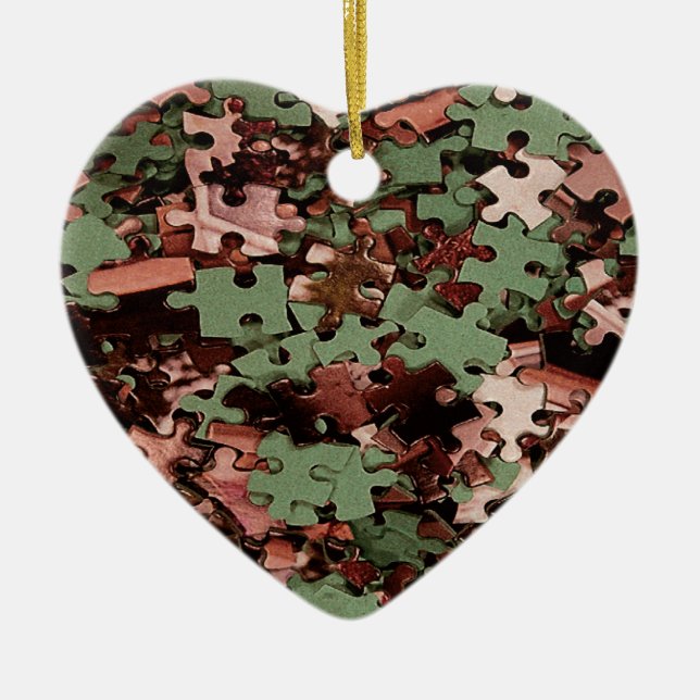 Ornement En Céramique Jigsaw Puzzle Nouveauté (Devant)