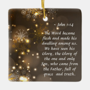 Ornement En Céramique John 1:14