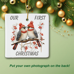 Ornement En Céramique Jote Winter Bird Premier Modèle de Noël