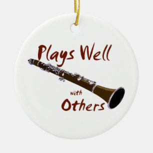Ornement En Céramique Joue bien avec d'autres Clarinet