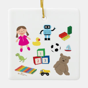 Ornement En Céramique Jouets pour enfants Motif