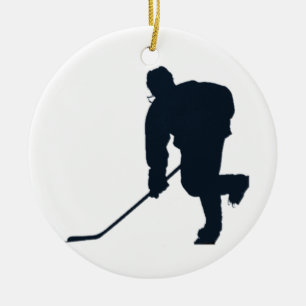Ornement En Céramique Joueur de hockey