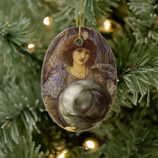 Ornement En Céramique Jours de création, premier jour par Burne Jones (Arbre)