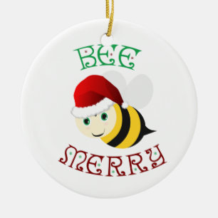 Ornement En Céramique Joyeux abeilles