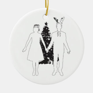 Ornement En Céramique Joyeux Noël