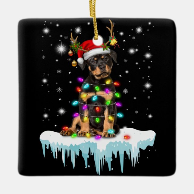 Ornement En Céramique Joyeux Noël ma petite chaise (Devant)