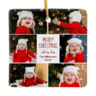 Joyeux Noël Photo Collage Cute Custom 2 Côté