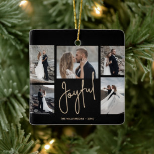 Ornement En Céramique JOYFUL 5 Photo Noël