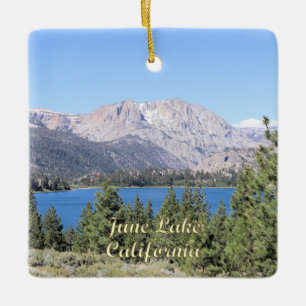 Ornement En Céramique June Lake, Californie
