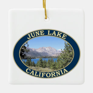 Ornement En Céramique June Lake, Californie