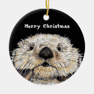 Ornement En Céramique Juste à mignon ! Joyeux Noël
