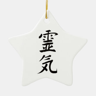 Ornement En Céramique Kanji de Reiki