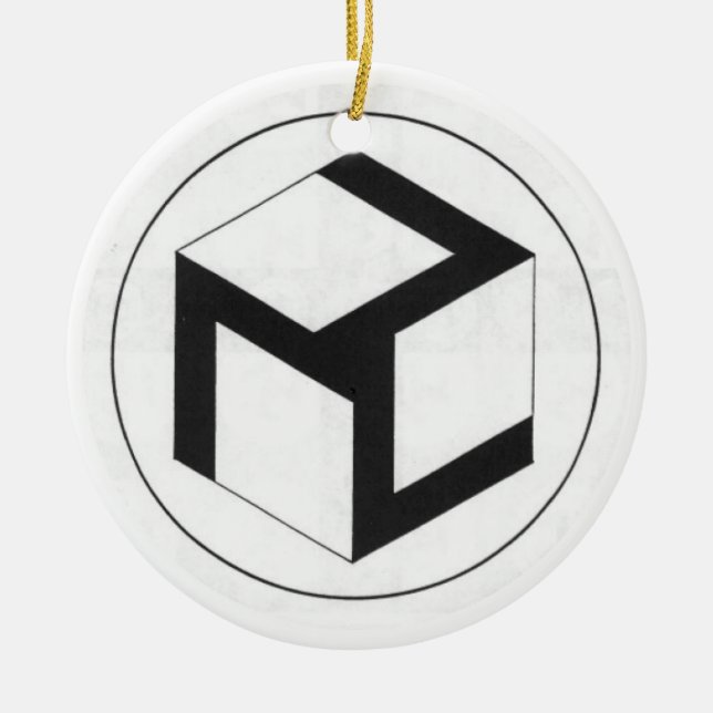 Ornement En Céramique Kanji de Reiki et Antahkarana femelle (Devant)